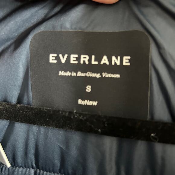 Everlane The ReNew Long Parka Coat India Ink Men's Size Small NWT Primaloft - Picture 6 of 16